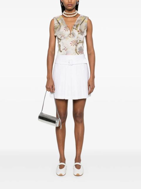 SHUSHU/TONG pleated mini skirt - White - zdjęcie produktu nr 2