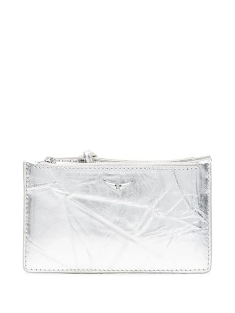 Zadig&Voltaire Long Eternal metallic coin purse - Silver - zdjęcie produktu nr 1