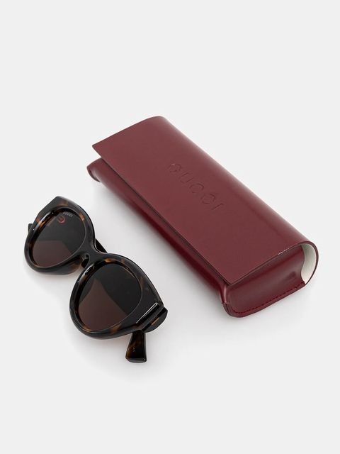 Gucci okulary przeciwsłoneczne damskie kolor brązowy GG1976SK - zdjęcie produktu nr 2