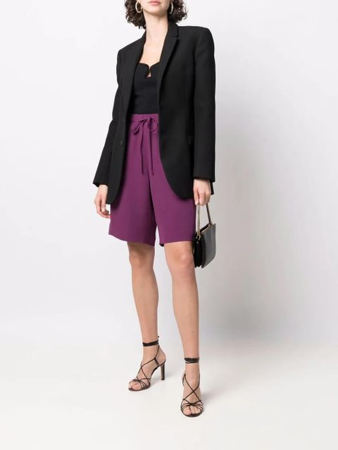 Valentino Garavani drawstring knee-length shorts - Purple - zdjęcie produktu nr 2