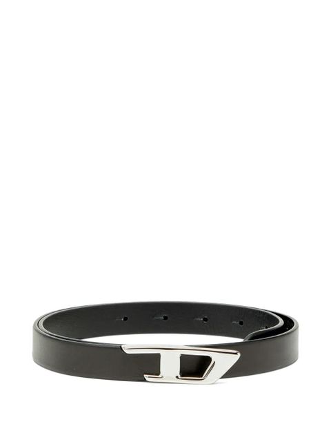 Diesel B-D logo leather belt - Black - zdjęcie produktu nr 1
