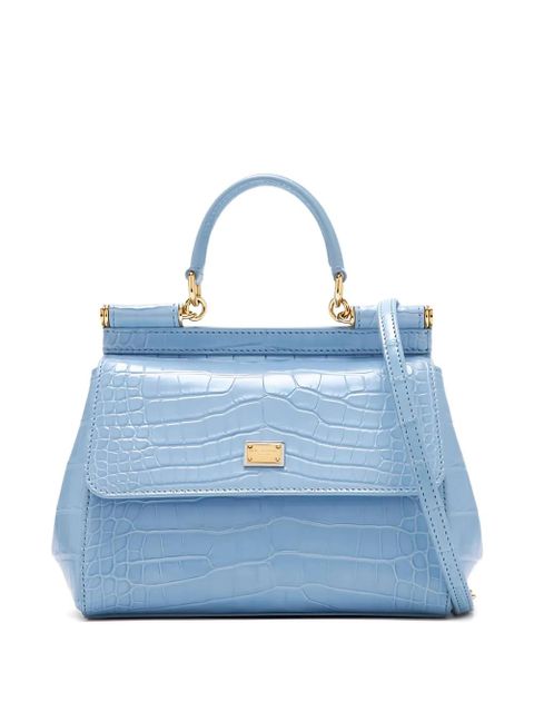 Dolce & Gabbana medium Sicily tote bag - Blue - zdjęcie produktu nr 1