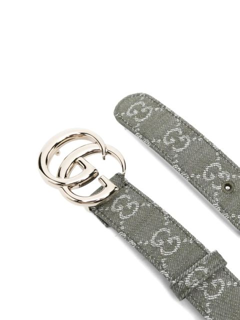 Gucci GG monogram canvas belt - Green - zdjęcie produktu nr 2