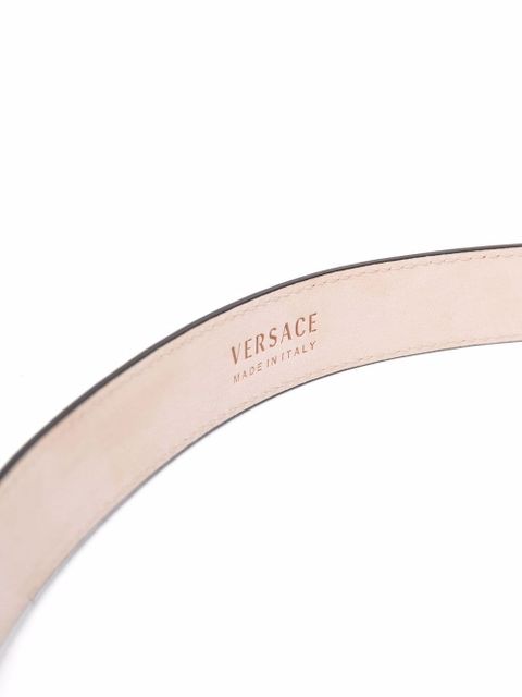 Versace Medusa-plaque leather belt - Neutrals - zdjęcie produktu nr 2