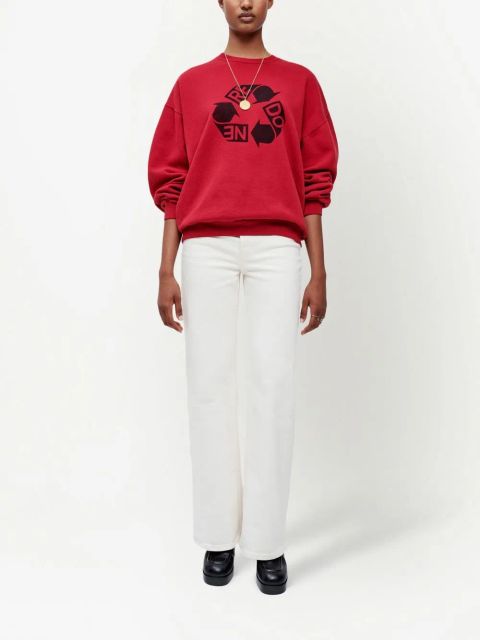 RE/DONE high-waist wide-leg jeans - White