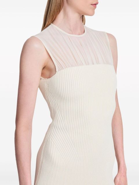 Proenza Schouler Niki semi-sheer dress - Neutrals