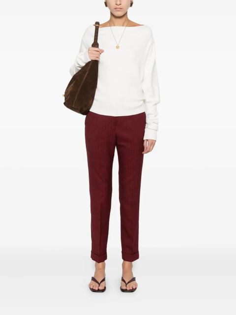 ETRO pressed-crease trousers - Red - zdjęcie produktu nr 2