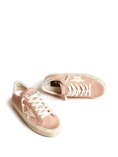 Golden Goose Hi-Star star-patch flatform sneakers - Pink