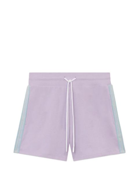 GCDS elasticated-waistband shorts - Purple - zdjęcie produktu nr 1