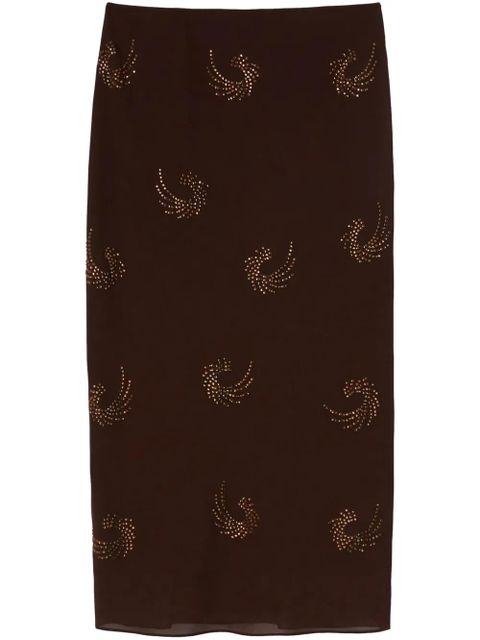 PINKO Pavese skirt - Brown - zdjęcie produktu nr 1