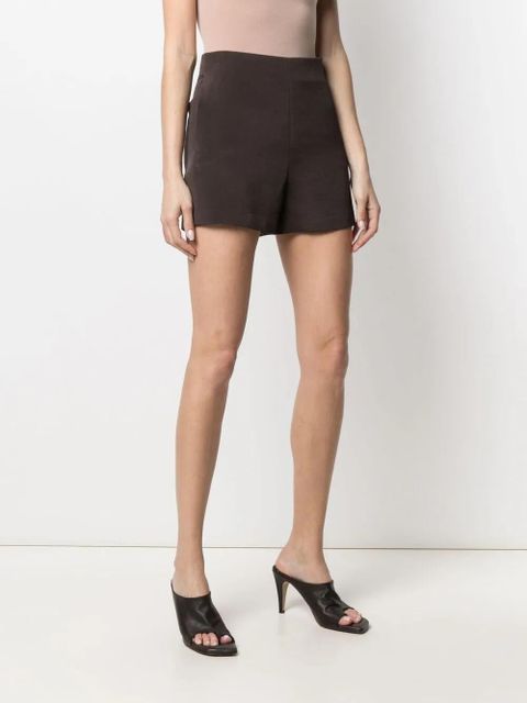 Valentino Garavani high-waisted knitted shorts - Brown - zdjęcie produktu nr 2