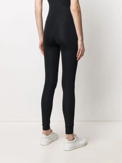 Jil Sander logo-print leggings - Black - zdjęcie produktu nr 2