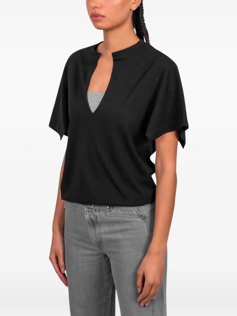 Gimaguas Alina V-neck T-shirt - Black
