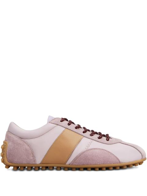 Tod's stripe lace-up sneakers - Pink - zdjęcie produktu nr 1
