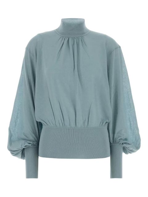 ZIMMERMANN Hypnotic high-neck sweater - Blue - zdjęcie produktu nr 1