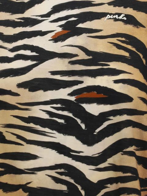 PINKO tiger-print T-shirt - Neutrals