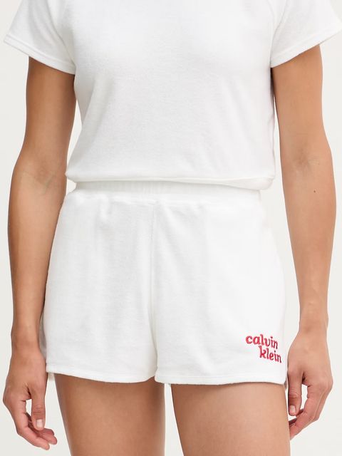 Calvin Klein Jeans szorty dresowe damskie z bawełną - zdjęcie produktu nr 1