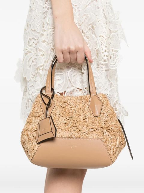Jimmy Choo Diamond floral tote bag - Neutrals - zdjęcie produktu nr 2