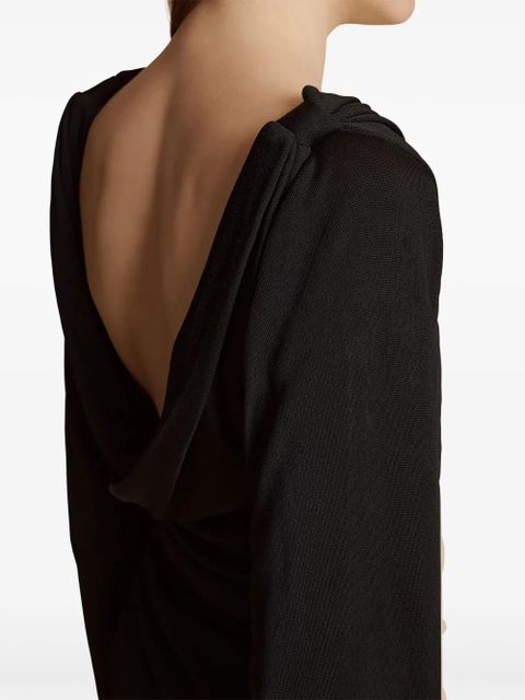 KHAITE The Fable maxi dress - Black - zdjęcie produktu nr 2