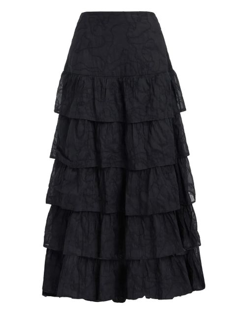 Marie Oliver Christie tiered skirt - Black - zdjęcie produktu nr 1