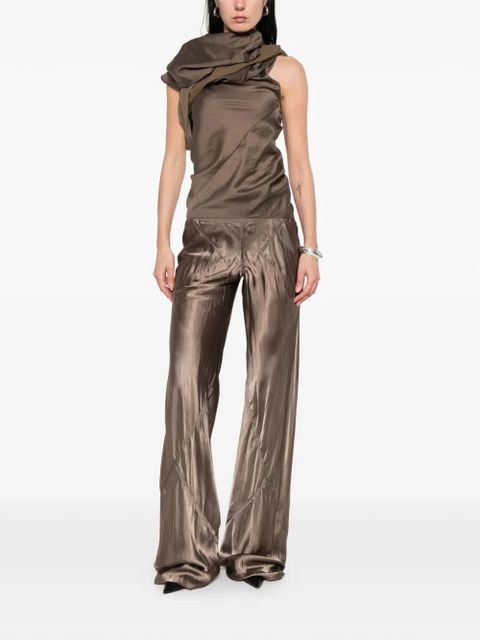 ENTIRE STUDIOS asymmetric-neck top - Brown - zdjęcie produktu nr 2