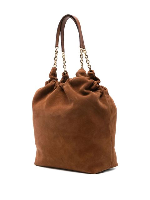 DeMellier Miami suede shoulder bag - Brown