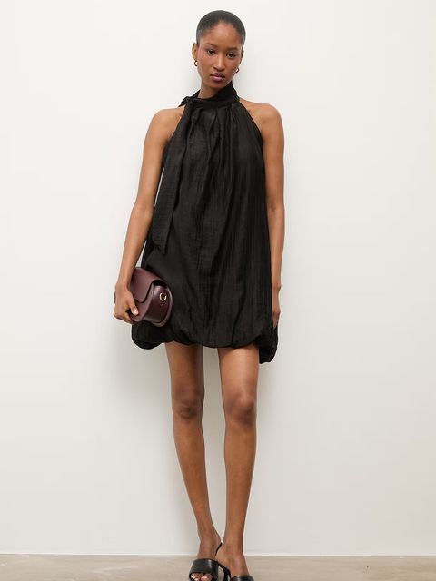 Answear.LAB sukienka bombka z lyocellem - zdjęcie produktu nr 1