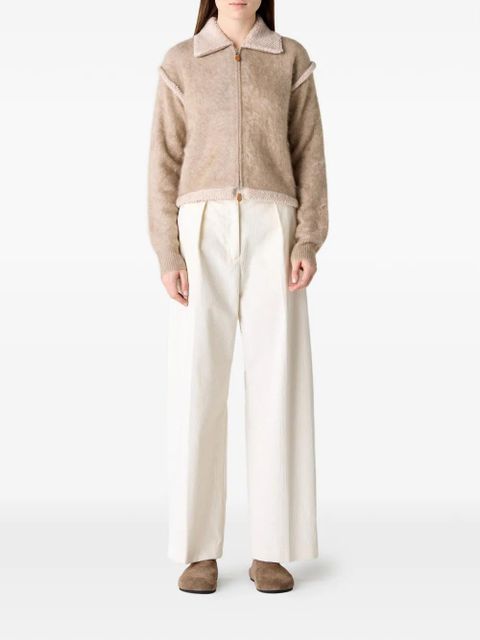 Guest In Residence collared zip jacket - Neutrals - zdjęcie produktu nr 2