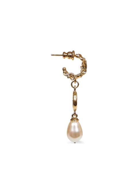 Chloé ornamental-detail pearl-pendant earrings - Gold - zdjęcie produktu nr 2