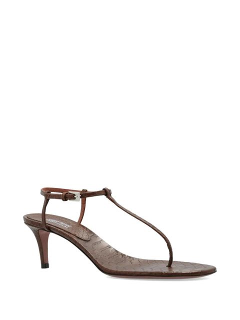 Paris Texas crocodile-effect leather sandals - Brown - zdjęcie produktu nr 2