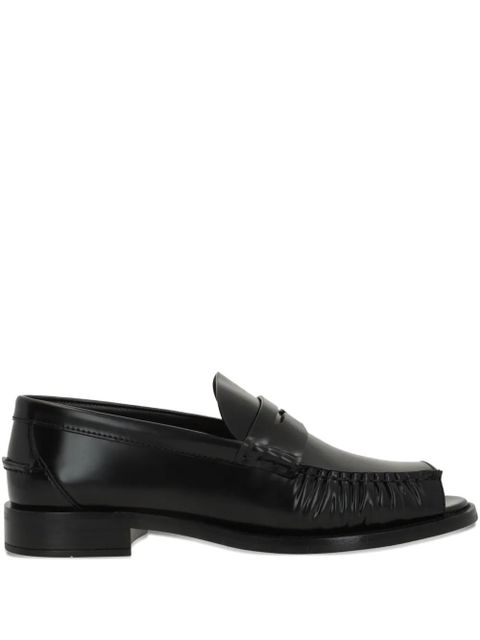 Prada open-toe loafers - Black