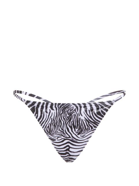 Blumarine animal-print bikini buttom - White - zdjęcie produktu nr 1