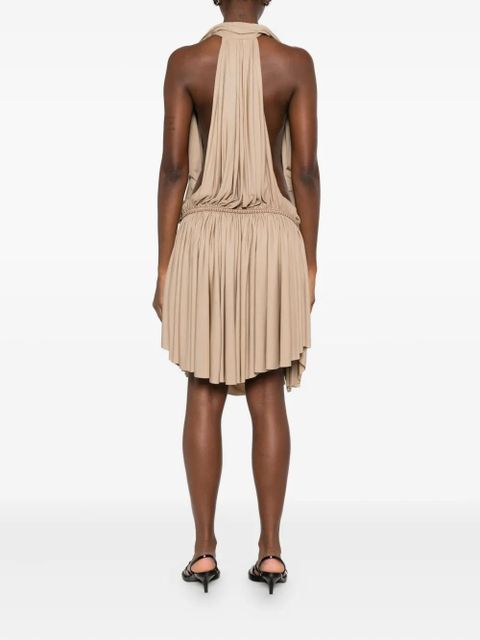 Christopher Esber Shibari ruched midi dress - Neutrals