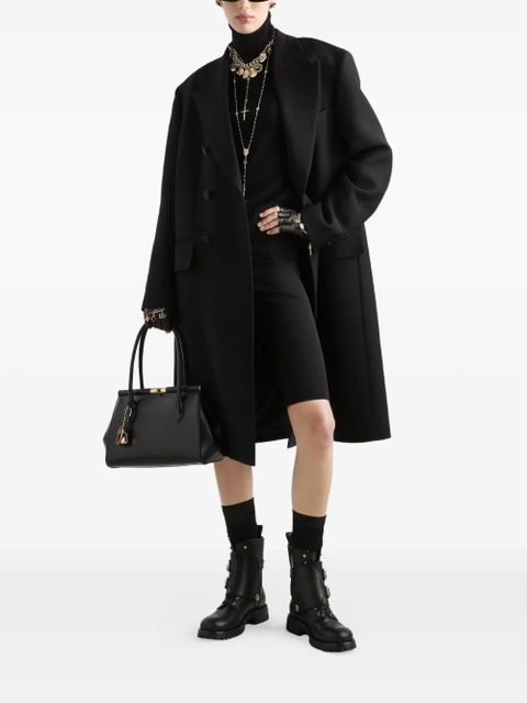 Dolce & Gabbana turtleneck ribbed jumper - Black