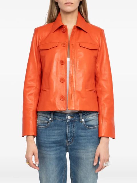 Zadig&Voltaire Liam buttoned jacket - Orange