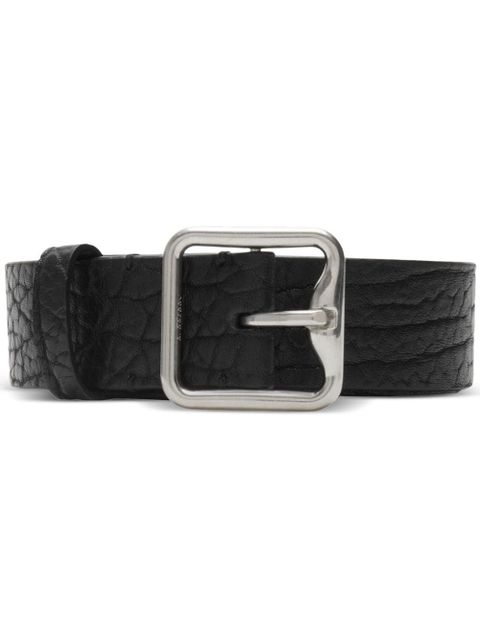 Burberry B-buckle leather belt - Black - zdjęcie produktu nr 1