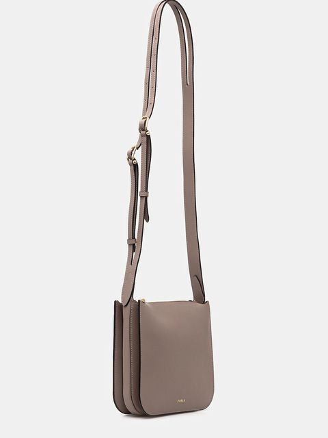 Furla torebka skórzana kolor brązowy WB01818 BX3104 MA200 - zdjęcie produktu nr 2