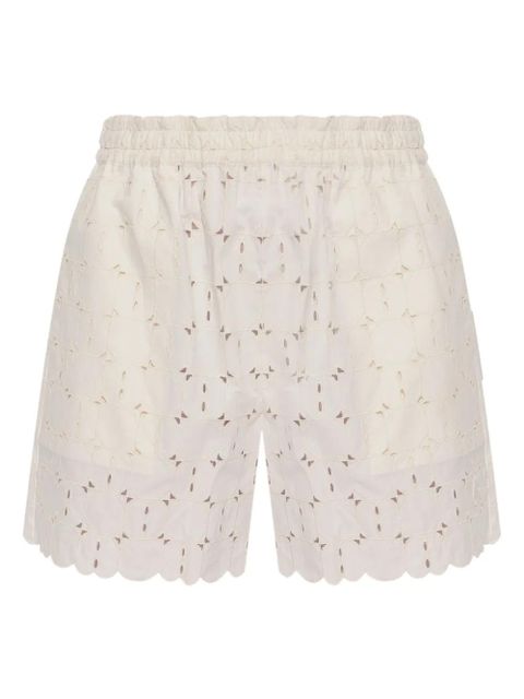 Moncler embroidered shorts - White - zdjęcie produktu nr 1