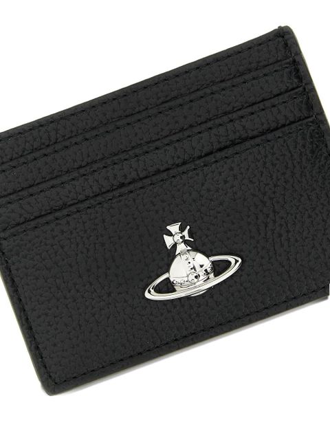 Vivienne Westwood Orb logo-detail card holder - Black