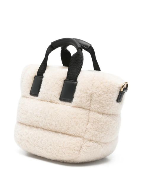 Moncler micro Caradoc quilted tote bag - White - zdjęcie produktu nr 2