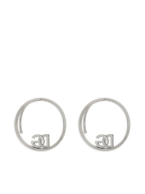Dolce & Gabbana DG-logo ear cuffs - Silver