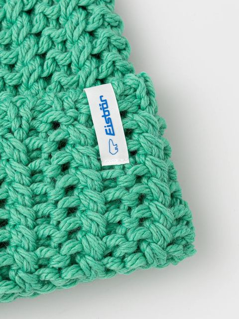 Eisbar czapka z dodatkiem wełny Selda MÜ kolor zielony E31025