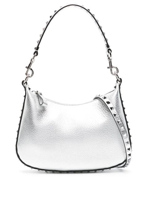 Valentino Garavani mini Rockstud cross body bag - Silver - zdjęcie produktu nr 1
