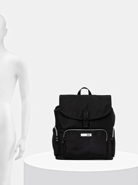 EA7 Emporio Armani plecak damski kolor czarny mały gładki AF18306.7W000740