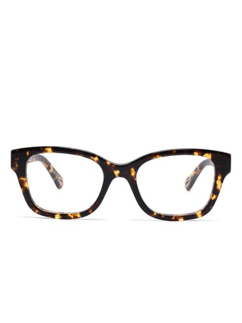 Chloé Eyewear square-frame glasses - Brown - zdjęcie produktu nr 1