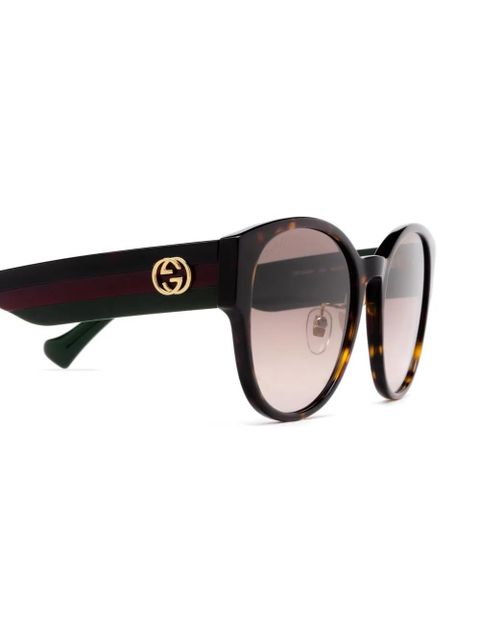 Gucci Eyewear round-frame sunglasses - Brown - zdjęcie produktu nr 2