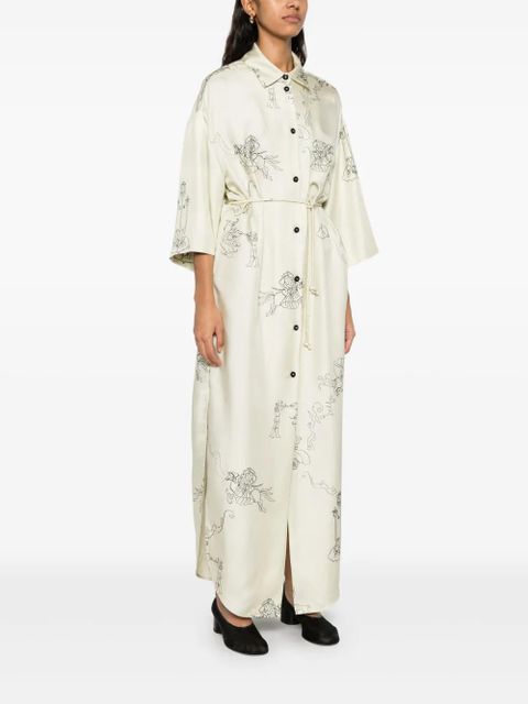 Nanushka Damala midi dress - Neutrals