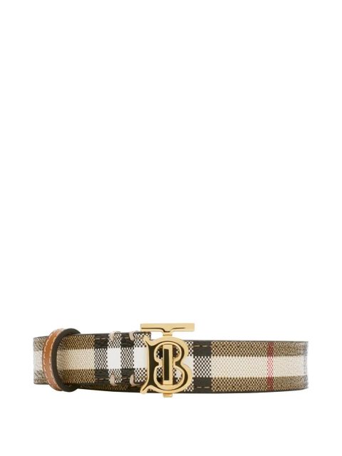 Burberry Check TB belt - Neutrals - zdjęcie produktu nr 1