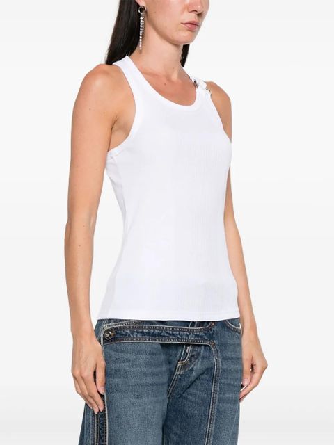 Jean Paul Gaultier cotton tank top - White