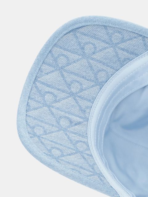 Calvin Klein czapka z daszkiem jeansowa kolor niebieski LV04F5042G